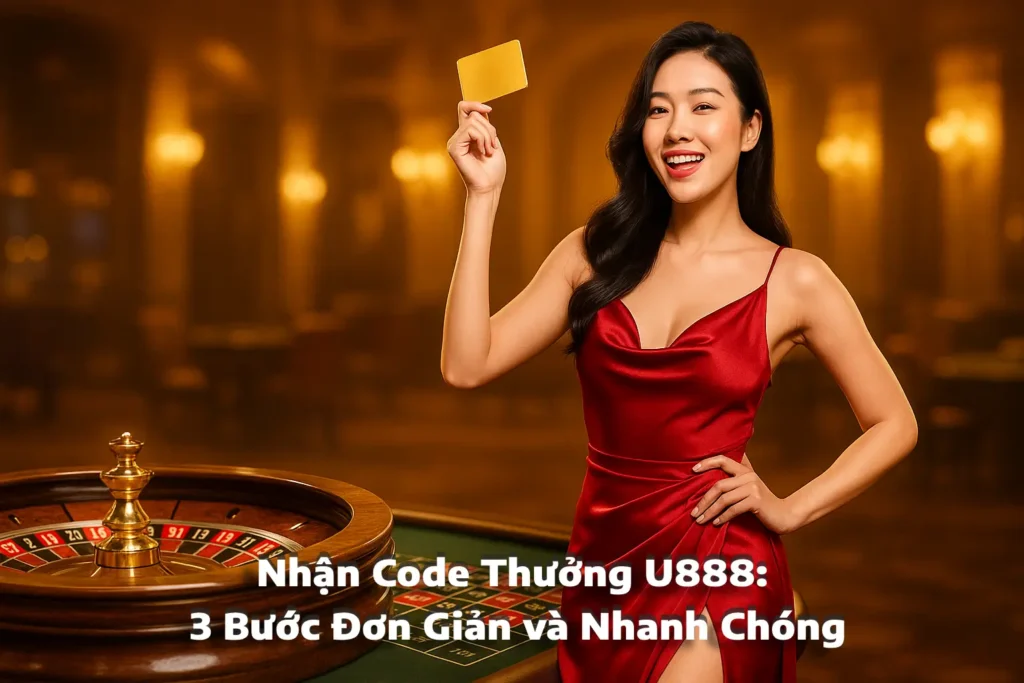 Nhận Code Thưởng U888 3 Bước Đơn Giản và Nhanh Chóng