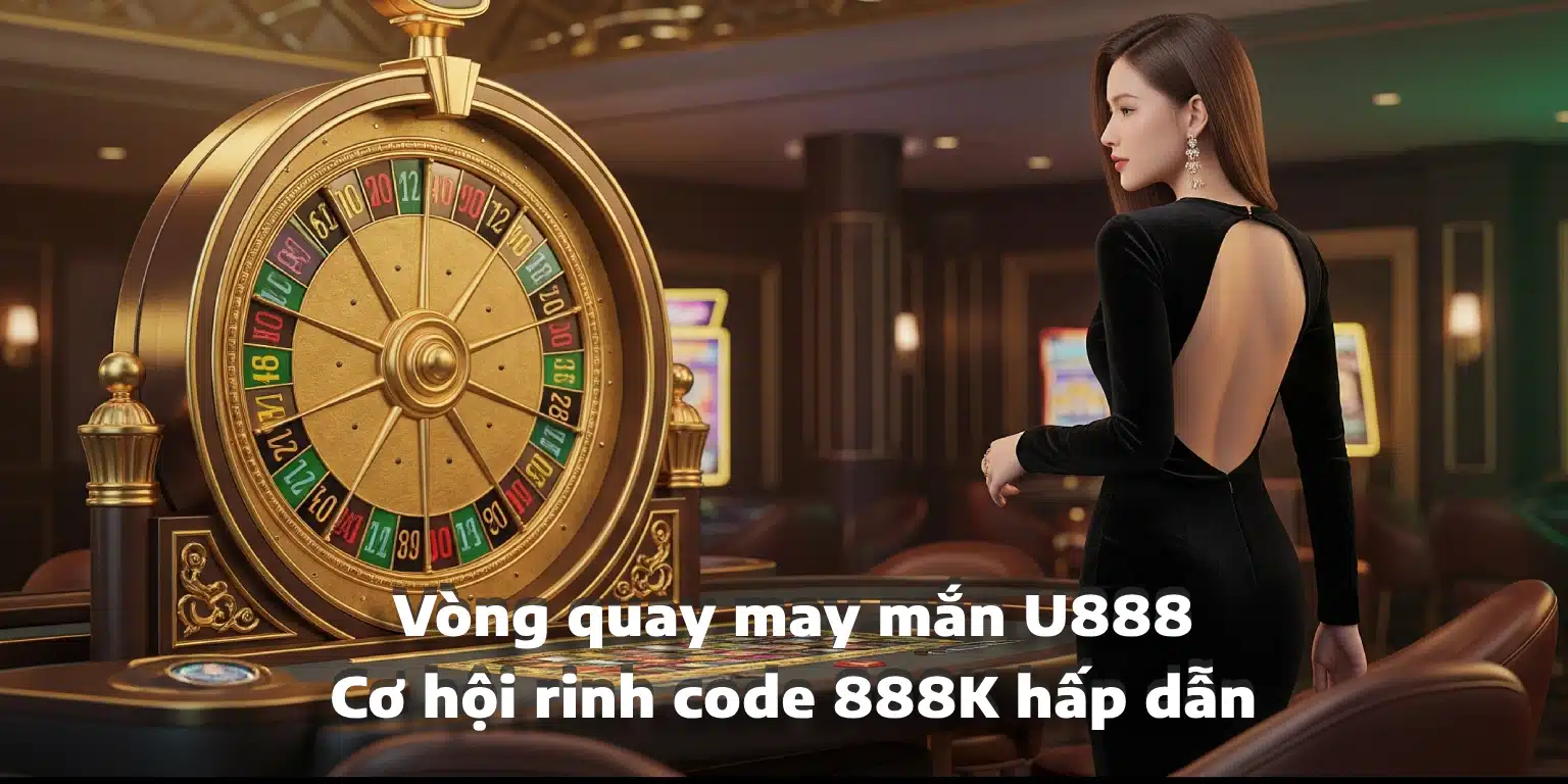 Vòng quay may mắn U888 - Cơ hội rinh code 888K hấp dẫn