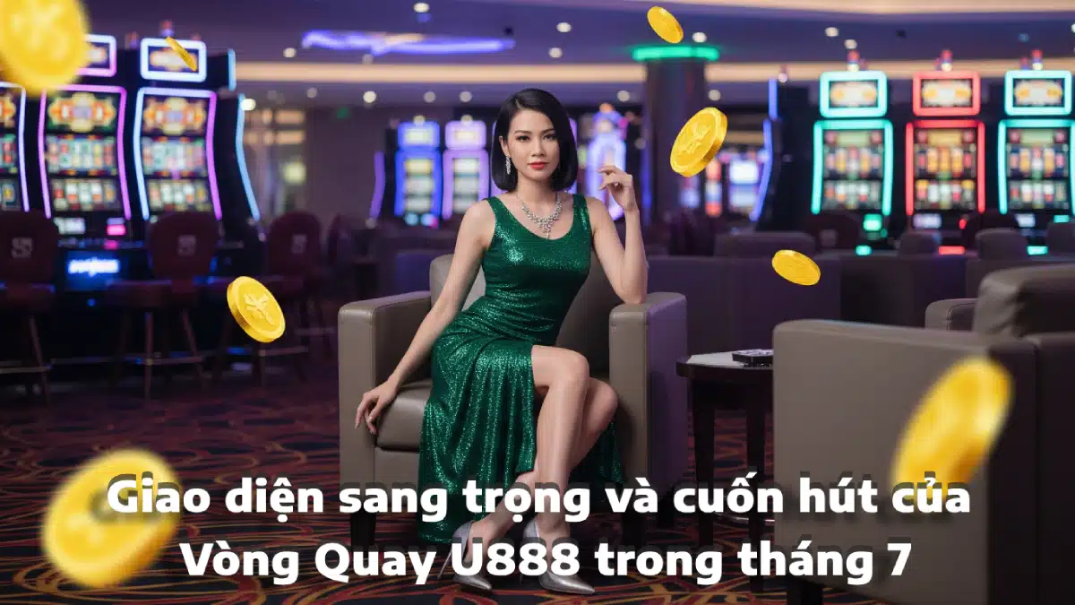 Giao diện sang trọng và cuốn hút của Vòng Quay U888 trong tháng 7