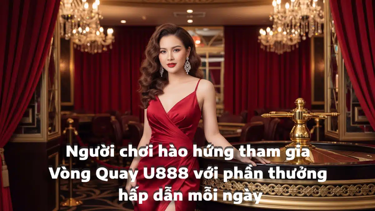 Người chơi hào hứng tham gia Vòng Quay U888 với phần thưởng hấp dẫn mỗi ngày
