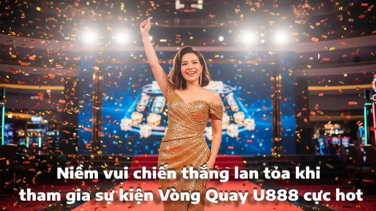 Niềm vui chiến thắng lan tỏa khi tham gia sự kiện Vòng Quay U888 cực hot